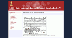 Desktop Screenshot of leopold-mozart.de