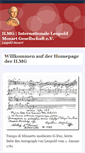 Mobile Screenshot of leopold-mozart.de
